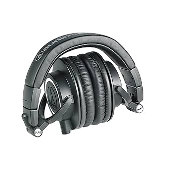 Audio-Technica ATH-M50x ブラック Renewed) Audio Technica ATH-M50x Over-Ear Professional